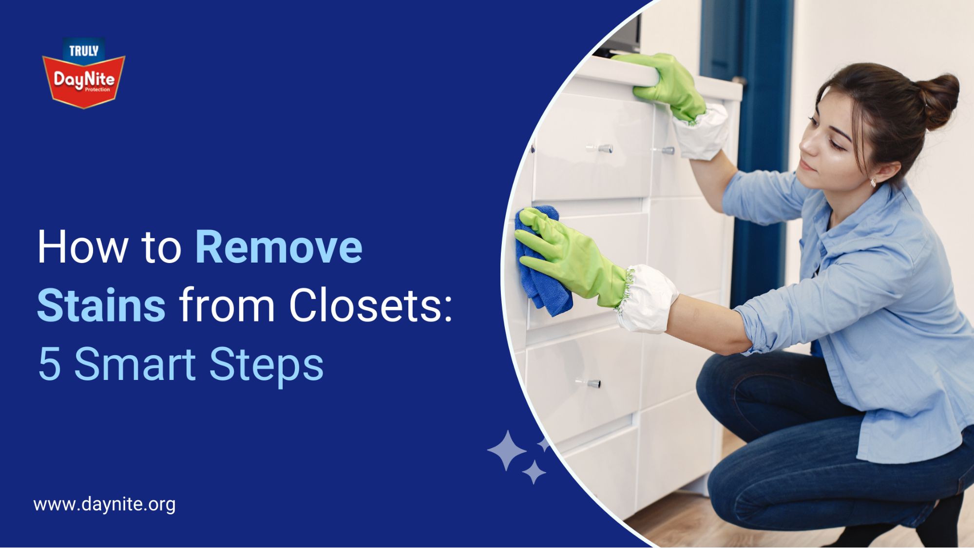 How to Remove Stains from Closets